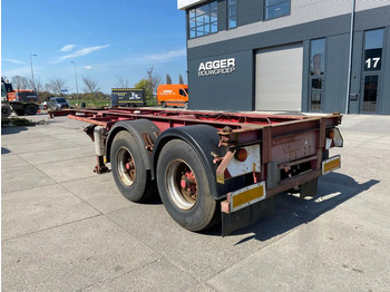 Semi-remorque porte-conteneur/ Caisse mobile Burg 20 FT Container Chassis / BPW: photos 3