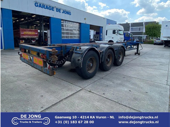 Semi-remorque porte-conteneur/ Caisse mobile KROMHOUT