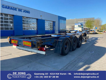 Semi-remorque porte-conteneur/ Caisse mobile TURBO'S HOET