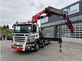 Crédit-bail de SCANIA G480 8x4 SZM/Pritsche Fassi 950 SCANIA G480 8x4 SZM/Pritsche Fassi 950: photos 1