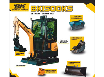 Mini pelle neuf Berger Kraus BK1500KSR: photos 2 Mini pelle neuf Berger Kraus BK1500KSR: photos 2