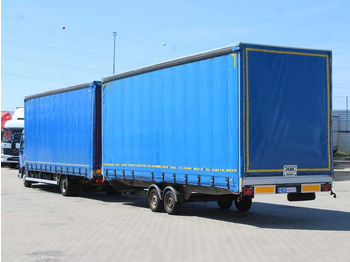 Camion à rideaux coulissants DAF FA LF 45, EURO 5, PNEU 80% + TRAILER AGADOS: photos 4