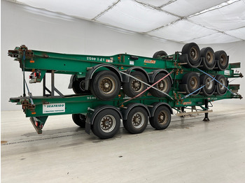 Semi-remorque porte-conteneur/ Caisse mobile Fruehauf 4 x Skelet 2 x 20-40 ft: photos 5