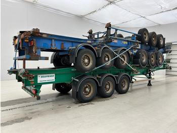 Semi-remorque porte-conteneur/ Caisse mobile Fruehauf 4x Skelet 2 x 20-40 ft*: photos 4