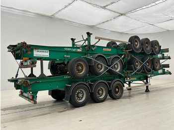 Semi-remorque porte-conteneur/ Caisse mobile GT Trailers 4 x Skelet 2 x 20-40 ft: photos 4