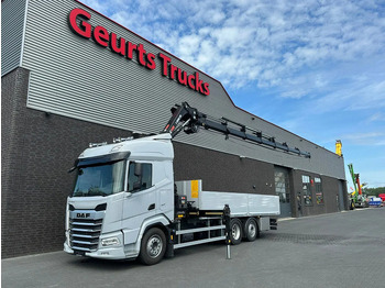 Camion grue neuf DAF XF 530 OPENLAADBAK / PRITSCHE / FLATBED MET HIAB X-HIDUO 258 E-7 + LIER KRAAN / KRAN / CRANE/ GRUA *NIEUW*: photos 2