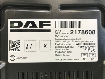 Panel de instrumentos pour Camion DAF CF Euro 6: photos 3