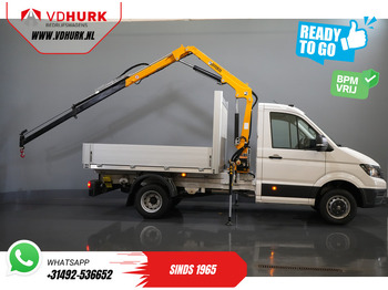 Utilitaire plateau Volkswagen Crafter 50 165 pk Effer 352S Kraan/ Crane/ Kran/ Autokran/ PTO/ Open laadbak/ Dubbel Lucht: photos 2