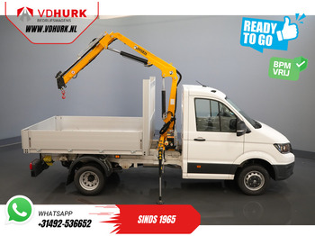 Utilitaire plateau Volkswagen Crafter 50 165 pk Effer 352S Kraan/ Crane/ Kran/ Autokran/ PTO/ Open laadbak/ Dubbel Lucht: photos 4