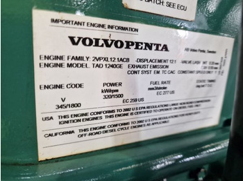 Moteur pour Matériel industriel Volvo TAD1240GE Engine (Industrial): photos 3