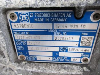 Boîte de vitesse pour Camion DAF 1912117 // 12AS1930 TO RATIO 12.33.078 DAF CF 440 EURO 6: photos 5
