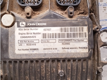 Bloc de gestion pour Tracteur agricole Claas Arion 500 Series A34 530 Engine Control Ecu 11478320, Re551416, R538983: photos 3