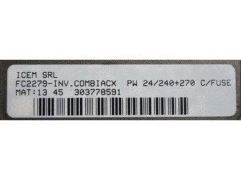 Bloc de gestion pour Matériel de manutention ICEM FC2279 | Controller ZAPI FC2279-INV. COMBIACX PW 24/240+270 C/FUSE sn. 13 4: photos 2 Bloc de gestion pour Matériel de manutention ICEM FC2279 | Controller ZAPI FC2279-INV. COMBIACX PW 24/240+270 C/FUSE sn. 13 4: photos 2