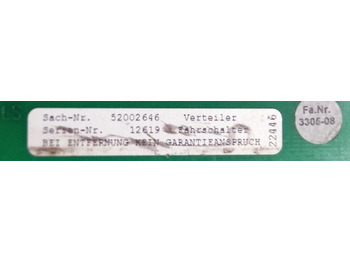 Système électrique pour Matériel de manutention Jungheinrich 52002646 | Verzamelprint Board printed circuit 50434100 for EKS Verzamelprint Board printed circuit 50434100 for EKS: photos 3