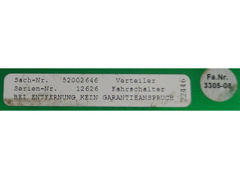 Système électrique pour Matériel de manutention Jungheinrich 52002646 | Verzamelprint Board printed circuit 50434100 for EKS Verzamelprint Board printed circuit 50434100 for EKS: photos 3