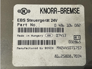 Bloc de gestion pour Camion KNORR-BREMSE EBS FOR MAN - 81.25808-7034: photos 3