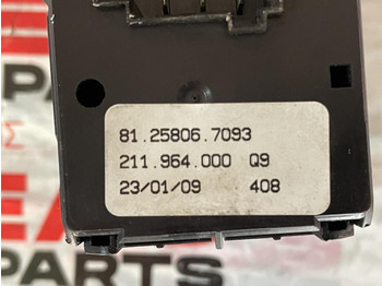 Système électrique pour Camion MAN TGX DRIVER'S WINDOW SWITCH - 81.25806.7093: photos 3
