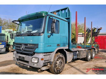 Camion grumier, Camion grue pour transport de bois MERCEDES-BENZ ACTROS 2648 6x4: photos 3 Camion grumier, Camion grue pour transport de bois MERCEDES-BENZ ACTROS 2648 6x4: photos 3