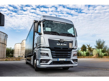 Camion à rideaux coulissants MAN TGX 18.400 XLX+HAYON: photos 2