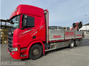 Camion grue SCANIA R 500