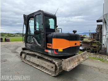 Pelle 2019 Hardlife HE80 beltegraver med 882 timer! - Tiltrotator - 2 skuffer: photos 5