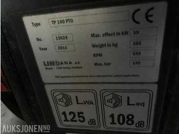 Machine agricole 2011 Lindana TP160 PRO - Fliskutter med trepunkts oppheng: photos 2