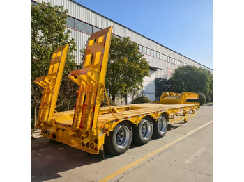 Semi-remorque surbaissé neuf ZHICHENG Semi Flat Bed New or Used Low Bed in Length 8m,10,12m, 14m, 16m: photos 2