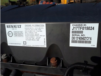 Moteur RENAULT Kerax