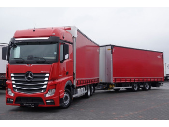 Camion à rideaux coulissants MERCEDES-BENZ Actros 2548