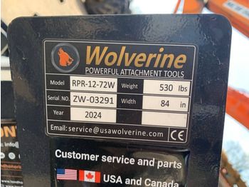 Accessoire pour Engins de chantier Wolverine RPR-12-72W: photos 4 Accessoire pour Engins de chantier Wolverine RPR-12-72W: photos 4