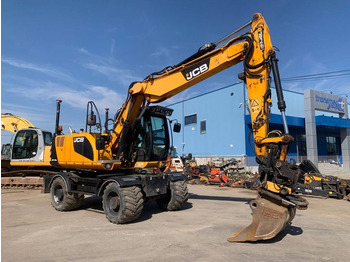 Pelle sur pneus JCB JS 145 W+Engcon Rototilt+Sistem Laser 2D Leica Ico: photos 2