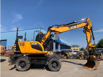 Pelle sur pneus JCB JS 145 W+Engcon Rototilt+Sistem Laser 2D Leica Ico: photos 3