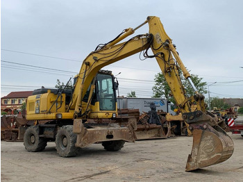 Pelle sur pneus Komatsu PW 140-7: photos 5