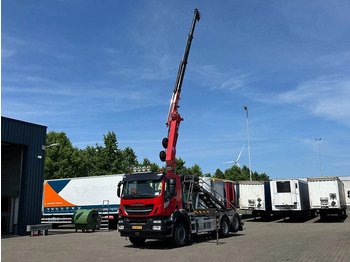 Camion - système de câble, Camion grue Iveco Stralis 400 6x2 HMF 1720 K3 Kraan Met 24T HTS Kabel Systeem / Rotator / Euro 6: photos 2