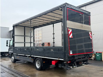 Camion à rideaux coulissants Mercedes-Benz Atego 1530 Pritsche/Plane, Palfinger Lbw, Edscha: photos 5