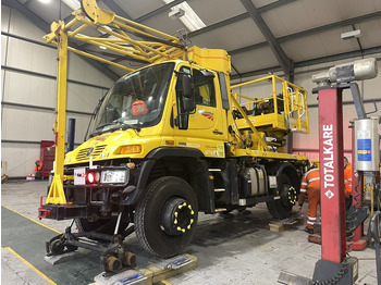 Crédit-bail de MERCEDES-BENZ Unimog, Aerial Platform, 400kg, 4x4, U423, Road-Rail MERCEDES-BENZ Unimog, Aerial Platform, 400kg, 4x4, U423, Road-Rail: photos 1 Crédit-bail de MERCEDES-BENZ Unimog, Aerial Platform, 400kg, 4x4, U423, Road-Rail MERCEDES-BENZ Unimog, Aerial Platform, 400kg, 4x4, U423, Road-Rail: photos 1