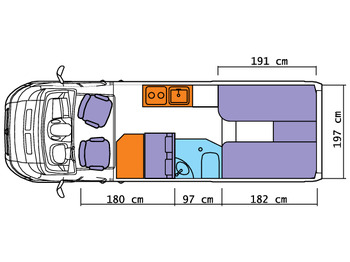 Fourgon aménagé neuf Bravia Mobil Swan 636 PEUGEOT BOXER, EURO 6.4: photos 2