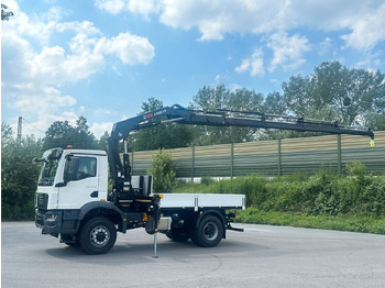 Camion plateau, Camion grue MAN TGM 18.320 4x4 Euro 6e Pritsche Hiab 228-4 Kran: photos 2