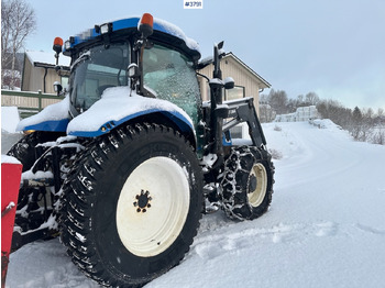 Tracteur agricole 2010 New Holland T6040 4x4 plow rigged tractor w/ Trima +3.0p front loader, brand new chains, snow bucket and Westbjørn snow blower. WATCH VIDEO.: photos 4
