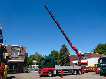 Camion plateau, Camion grue MAN 26.480 TGX + MKG HLK531 Kran +Lift-Lenkachse: photos 3