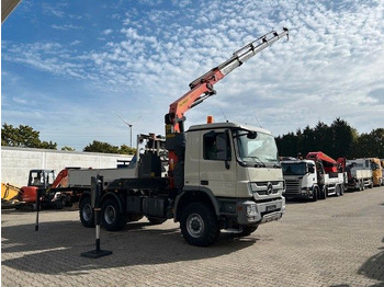 Camion grue Mercedes-Benz 3344 Actros Pritsche + PK 34002 6x6: photos 4