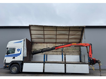 Camion fourgon SCANIA 144