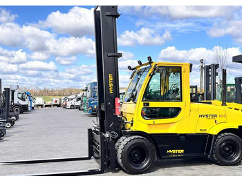 Chariot élévateur diesel Hyster HYSTER H10.0 FT9 / FORKS 2200MM / POSITIONER / SIDE SHIFT / VALID UDT / 5500MM: photos 2