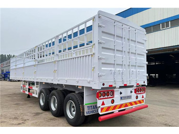 Semi-remorque bétaillère neuf TITAN 2025 New Fence Semi Trailer for Sale In Tanzania: photos 4