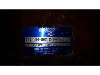 Essieu et pièces pour Engins de chantier Spicer Dana 111/54-002 - Axle/Achse/As: photos 3