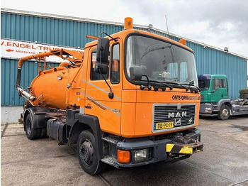 Camion hydrocureur MAN F 15.192 (6-CILINDER) WITH GEESINK VACUUM TANK (MANUAL GEARBOX / P.T.O.) ORIGINAL DUTCH TRUCK: photos 2
