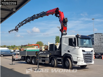 Camion plateau, Camion grue neuf DAF XF 530 8X2 NEW Palfinger PK580 TEC Kran Crane Retarder Lift+Lenkasche: photos 3