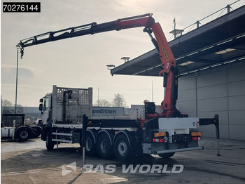 Camion plateau, Camion grue Renault C 380 8X4 Palfinger PK 23001 EH Remote Lift+Lenkachse Euro 6: photos 2