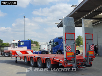 Semi-remorque surbaissé neuf Vega STANDARD LOWBED 2 axles Lift + 2xLenkachse Hydraulic Ramps: photos 2