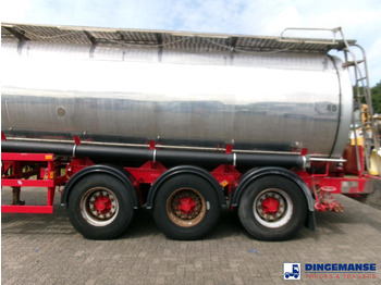 Semi-remorque citerne Crane Fruehauf Chemical ACID Rubber tank inox 30 m3 / 1 comp: photos 5